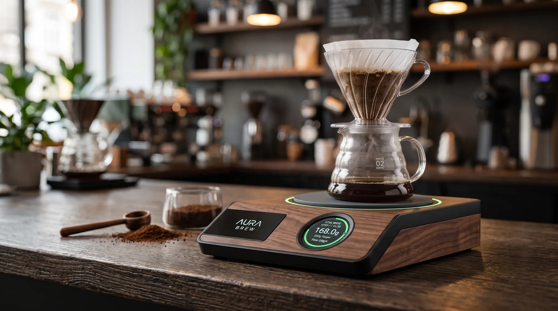 AURA BREW スマートスケール 実機イメージ